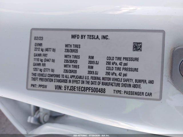 2023 TESLA MODEL 3 PERFORMANCE DUAL MOTOR ALL-WHEEL DRIVE 9