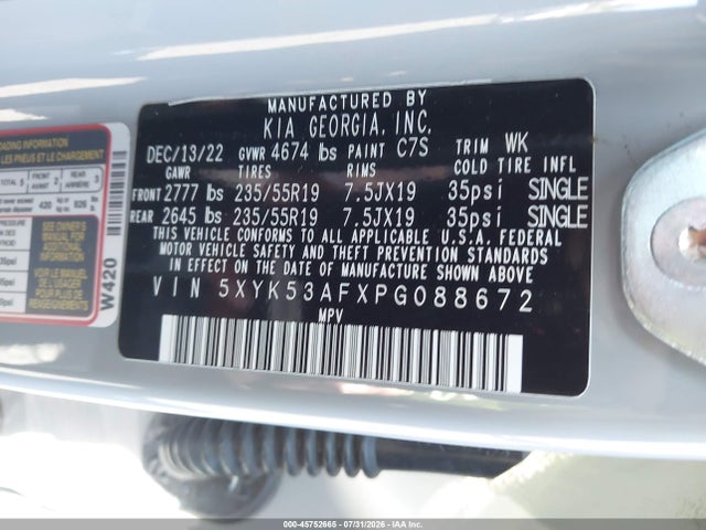 2023 KIA SPORTAGE SX-PRESTIGE 9