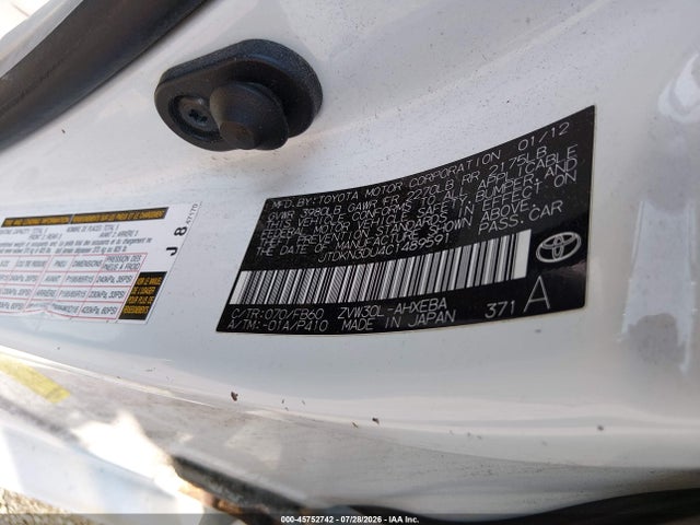 2012 Toyota PRIUS TWO — фото 9