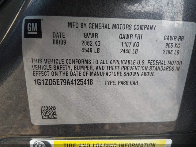 2010 Chevrolet MALIBU LT 照片 9