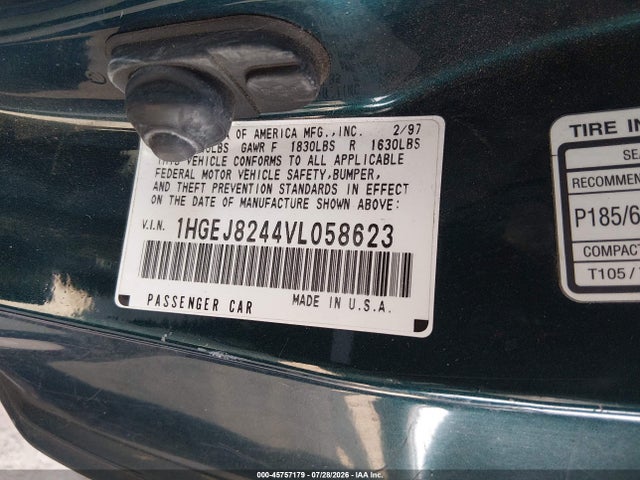 صورة 9 لـ 1997 Honda CIVIC EX