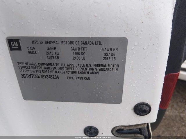 2008 Chevrolet IMPALA LT 照片 9