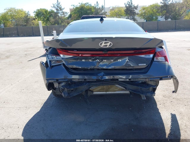 2025 HYUNDAI ELANTRA HYBRID BLUE 6