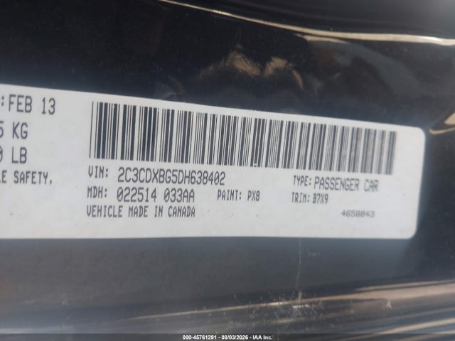 2013 Dodge CHARGER SE 照片 9