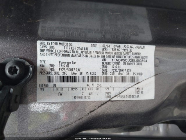 2014 FORD C-MAX ENERGI SEL 照片 9