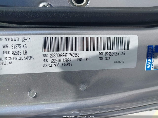 2015 Chrysler 300 LIMITED 照片 9