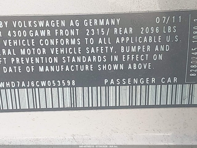 2012 Volkswagen GTI 4-DOOR AUTOBAHN 照片 9