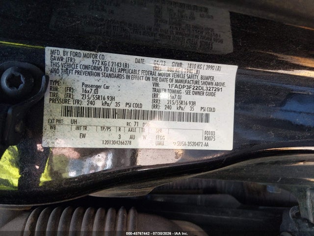 2013 FORD FOCUS SE 照片 9