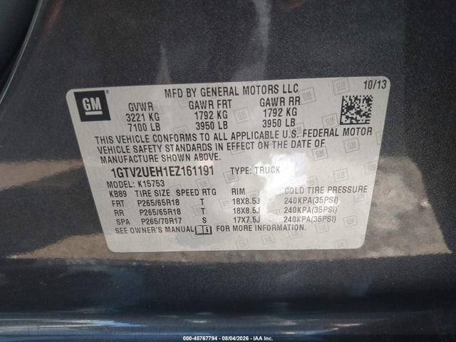2014 GMC SIERRA 1500 SLE 缩略图 9