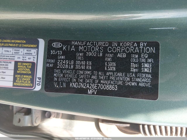 2014 KIA SOUL photo 9
