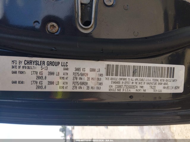 2013 RAM 1500 LARAMIE 照片 9