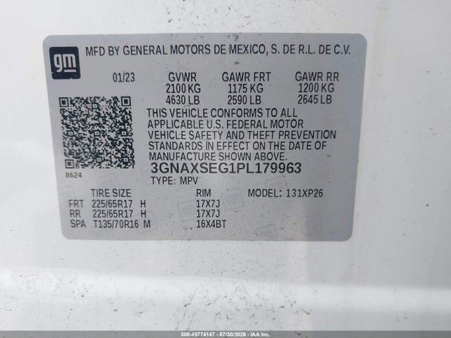 2023 CHEVROLET EQUINOX AWD LS 9