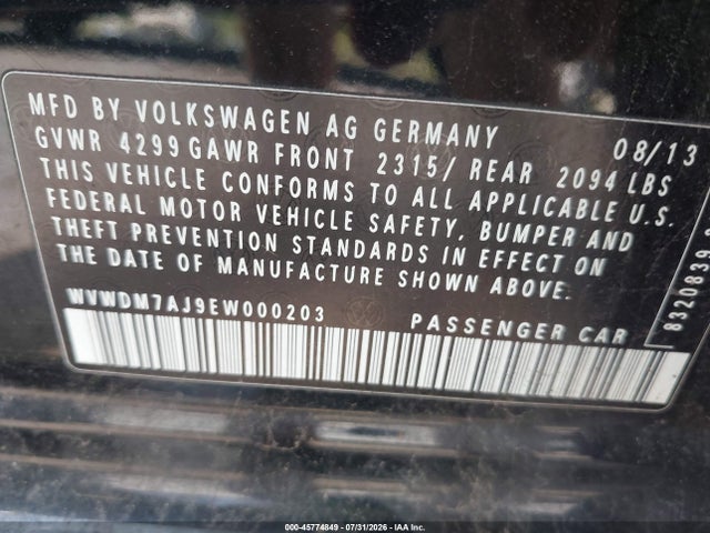 صورة 9 لـ 2014 Volkswagen GOLF 2.0L TDI