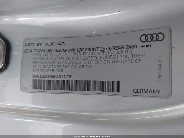 صورة 9 لـ 2014 AUDI S5 3.0T PREMIUM PLUS