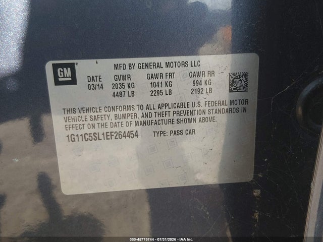 2014 Chevrolet MALIBU 1LT — фото 9