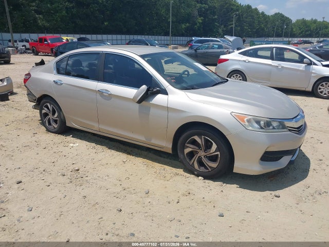 2016 HONDA ACCORD LX