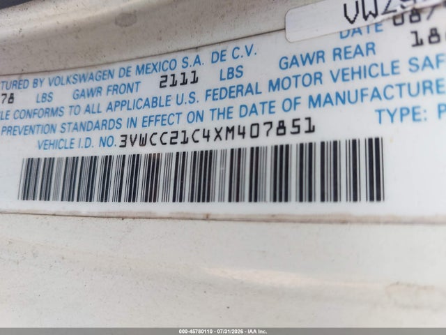 1999 Volkswagen NEW BEETLE GLS 照片 9