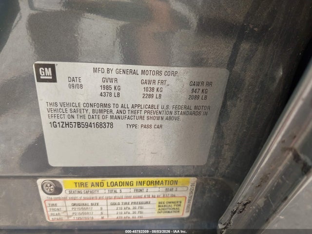 2009 Chevrolet MALIBU LT 照片 8