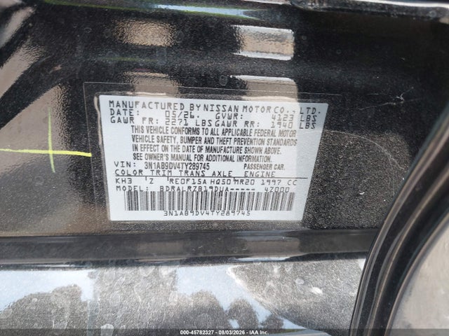 2026 Nissan SENTRA SR 照片 9
