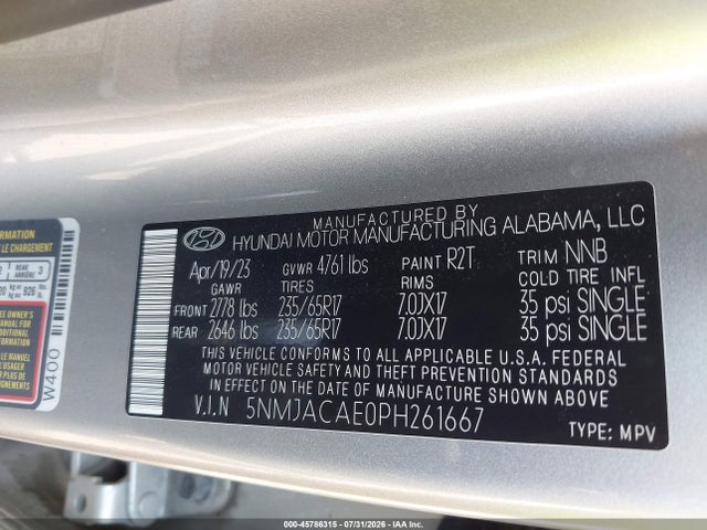 2023 HYUNDAI TUCSON SE 9
