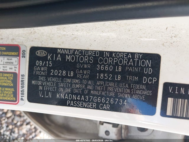 2016 KIA RIO EX 照片 9
