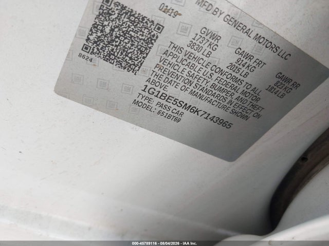 2019 CHEVROLET CRUZE LT 9