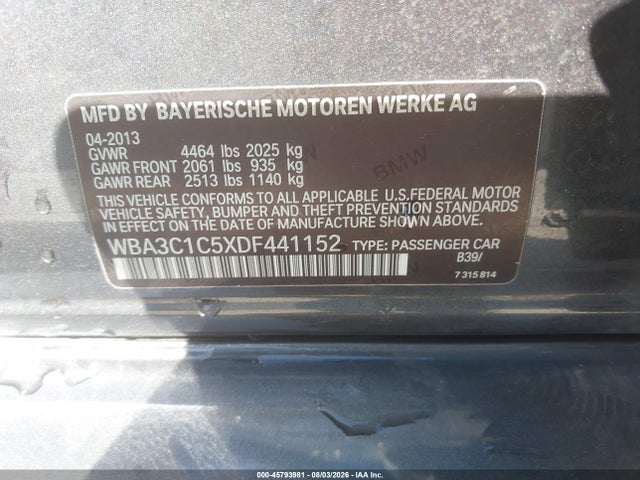 2013 BMW 328I 照片 9