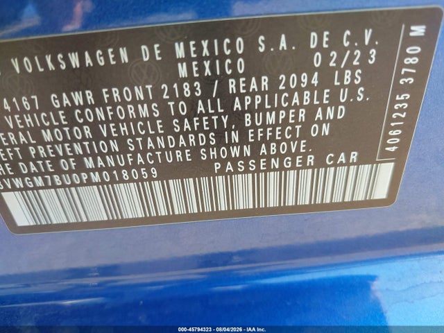 2023 Volkswagen JETTA 1.5T SEL 照片 9
