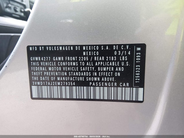 2014 Volkswagen JETTA 1.8T SE photo 9