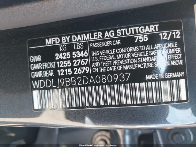 2013 Mercedes-BENZ CLS 照片 9