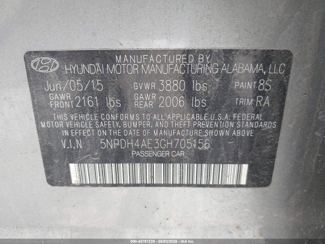 2016 Hyundai ELANTRA SE 照片 9