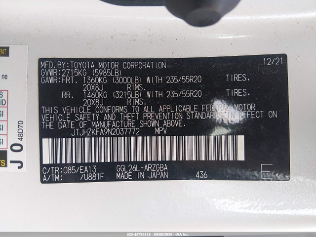 2022 LEXUS RX 350L 9