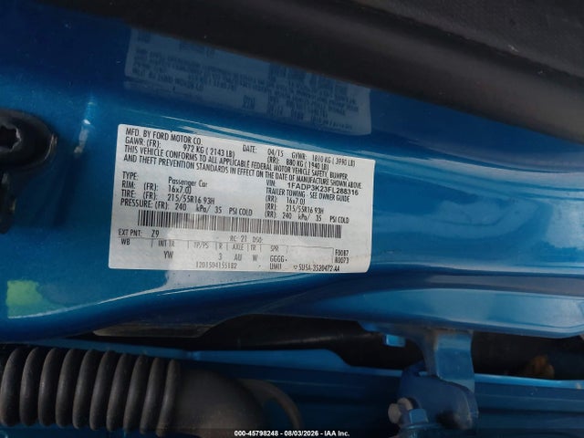 2015 FORD FOCUS SE 照片 9