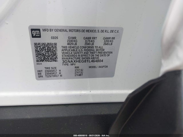 2026 CHEVROLET EQUINOX FWD LT 9