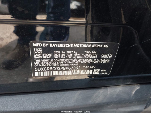 2023 BMW X5 XDRIVE40I 9