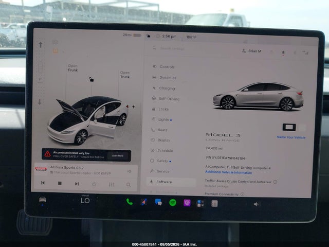 2025 Tesla MODEL 3 LONG RANGE REAR-WHEEL DRIVE/STANDARD REAR- — фото 7