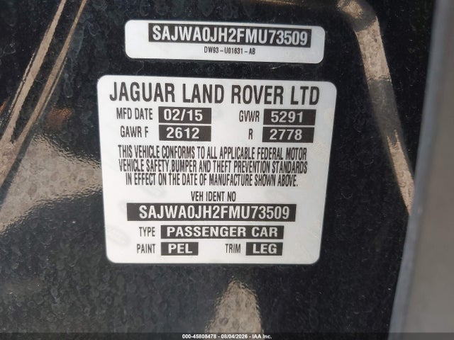صورة 9 لـ 2015 Jaguar XF XFR