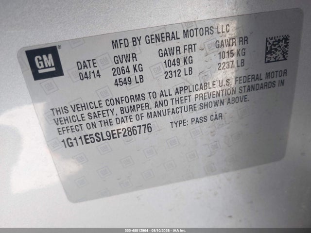 صورة 9 لـ 2014 Chevrolet MALIBU 2LT
