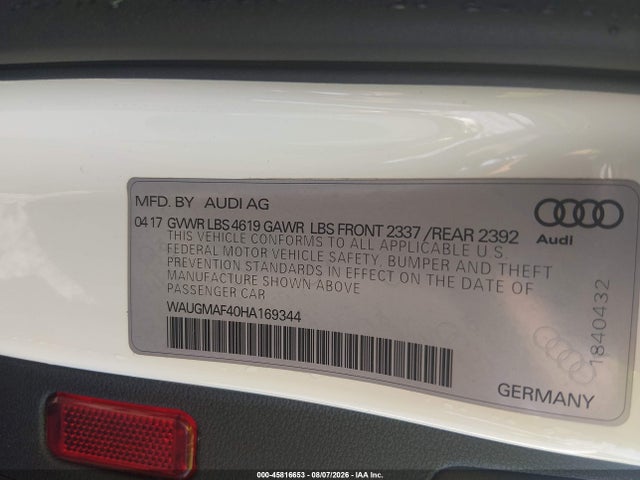 صورة 9 لـ 2017 AUDI A4 ULTRA PREMIUM