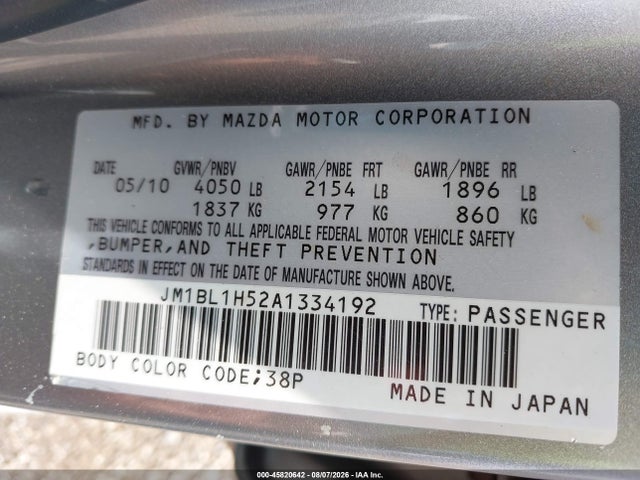 2010 Mazda MAZDA3 S SPORT 照片 9
