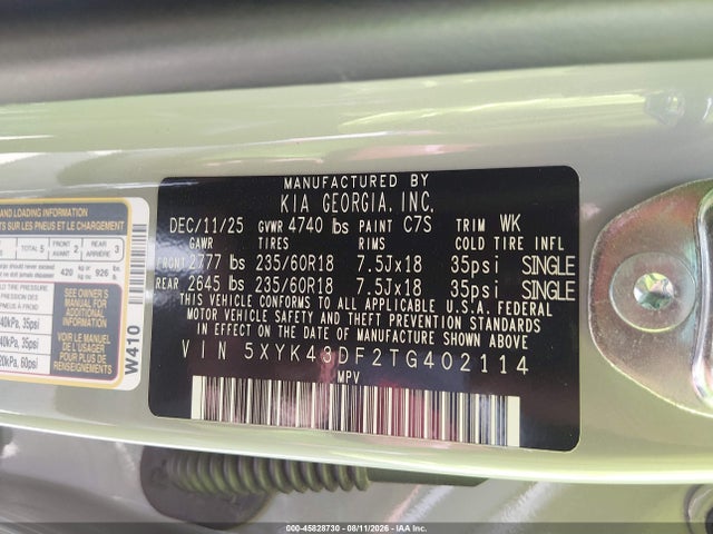 2026 KIA SPORTAGE SX 9