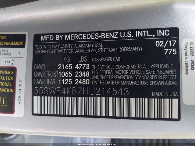 2017 Mercedes-BENZ C 300 4MATIC 照片 9