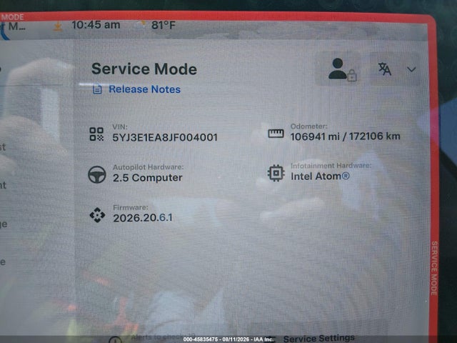 2018 TESLA MODEL 3 LONG RANGE/MID RANGE 7