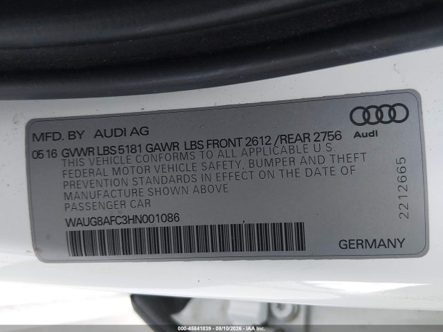 صورة 9 لـ 2017 AUDI A6 PREMIUM PLUS