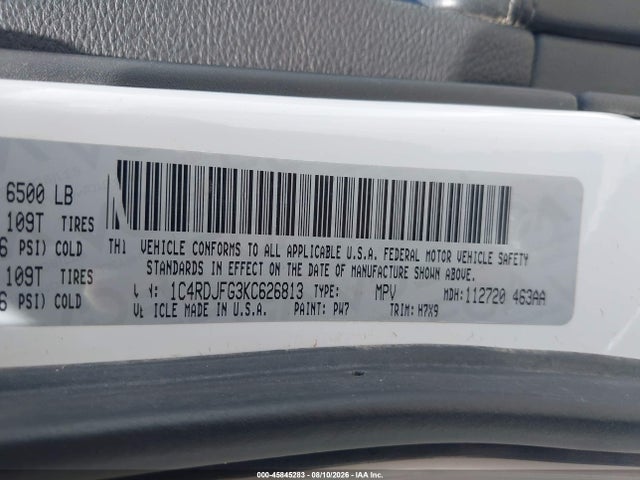2019 DODGE DURANGO PURSUIT AWD 9