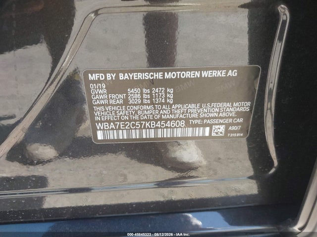 2019 BMW 740I 9