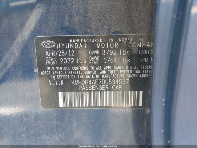 صورة 9 لـ 2013 Hyundai ELANTRA GLS