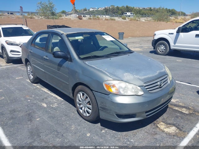 2003 TOYOTA COROLLA LE