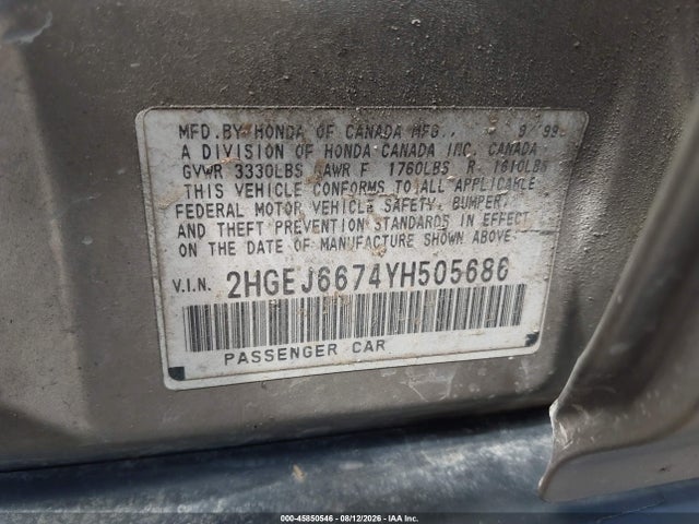 صورة 9 لـ 2000 Honda CIVIC LX