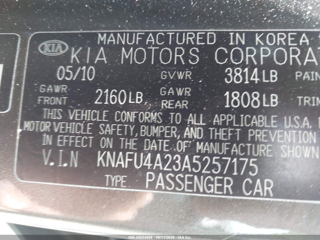 2010 KIA FORTE EX — фото 9